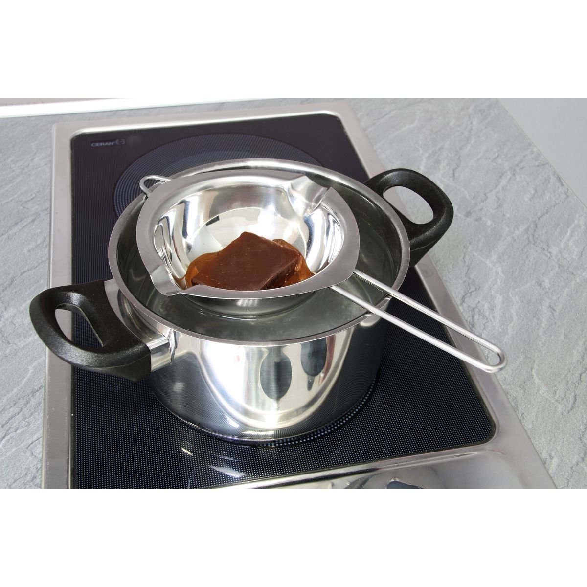 Service à bain marie pour chocolat gris, ZENKER