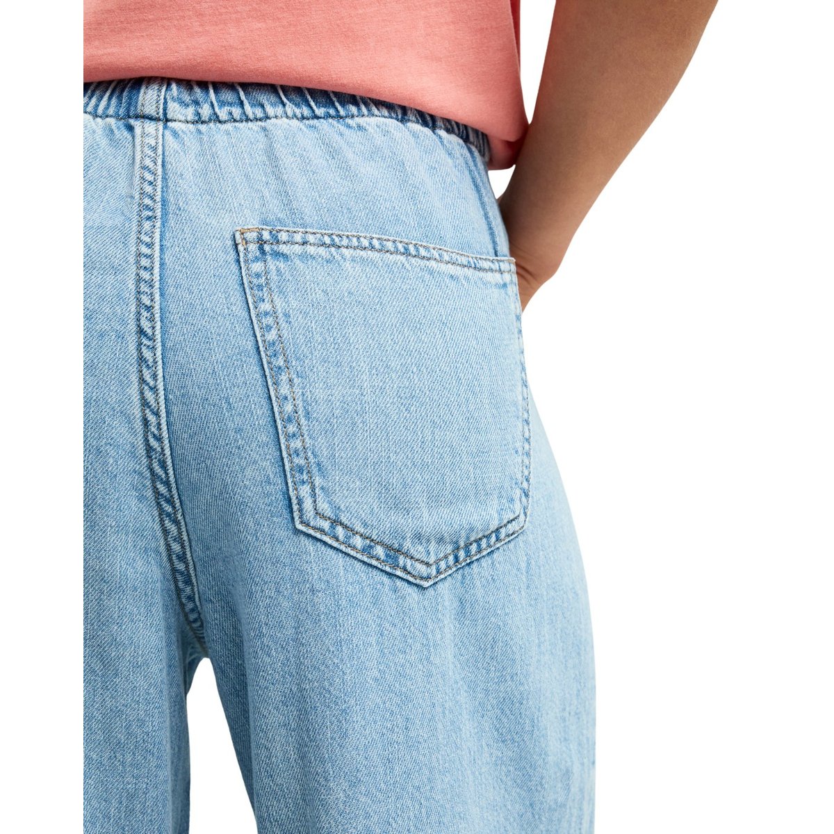 Jean denim loose BEACH FLIRT. bleu sunbleached, ROXY