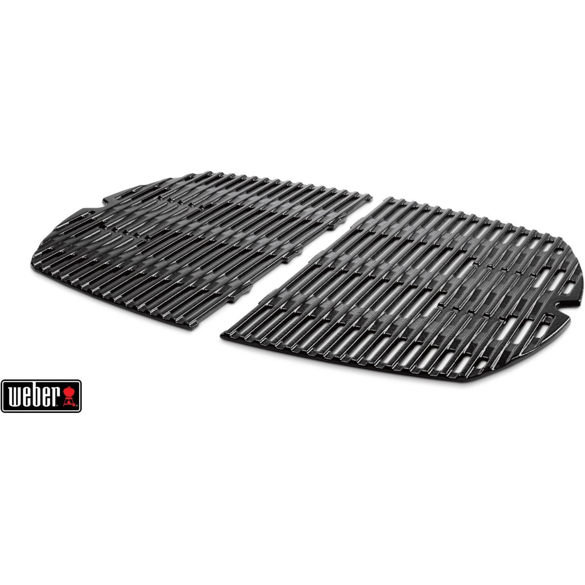 Grille barbecue x 2 pour série Q 300 et 3000 noir, WEBER