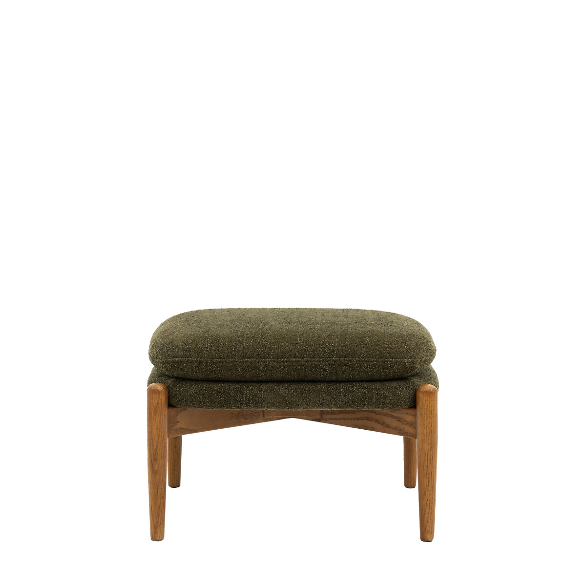 Fairfield Mid-Century Boucle Footstool green, ÉDITÉ