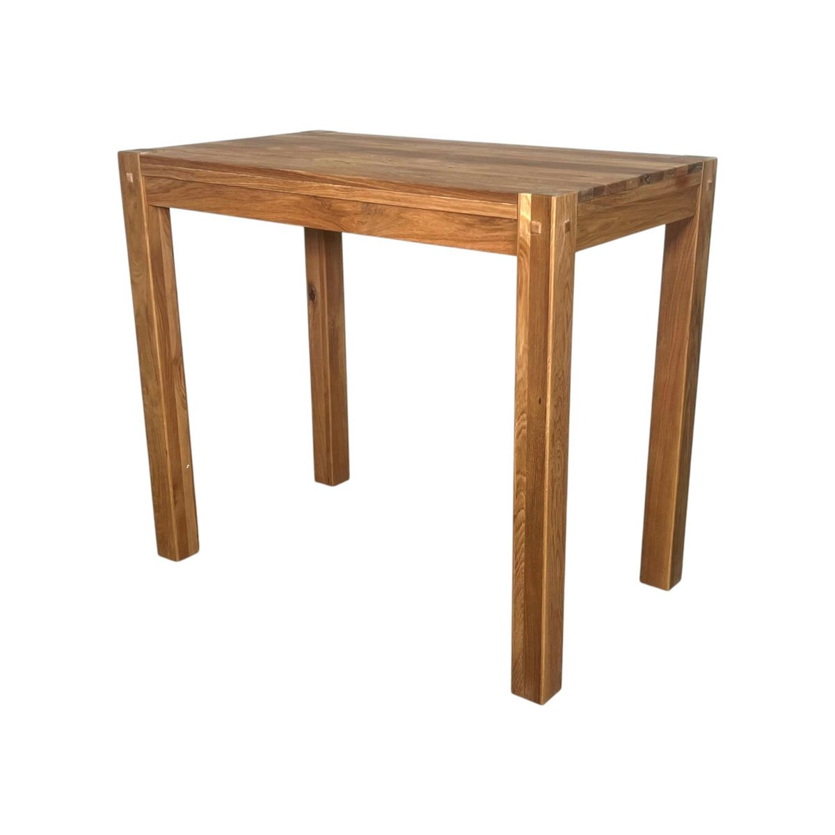 Table haute en chêne massif style campagne FJORD bois naturel, PIER IMPORT