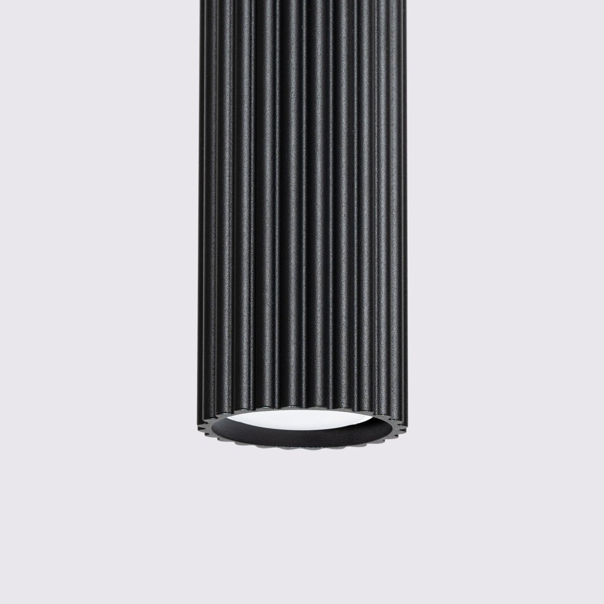 Suspension Aluminium Noir GU10 1 Karbon noir, EDEN