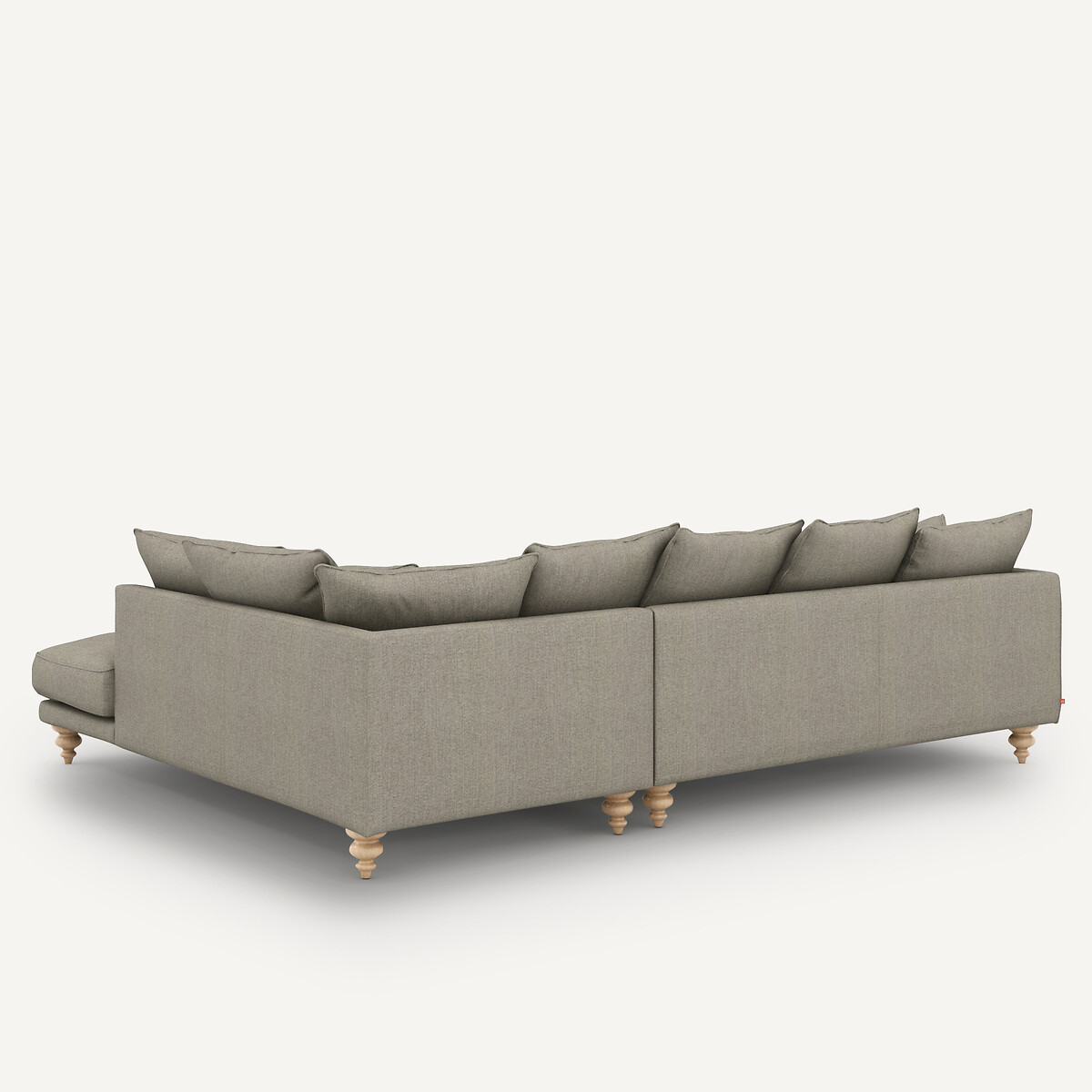 Ecksofa Lazare, Tweed-Optik natur/hellgrau, AM.PM