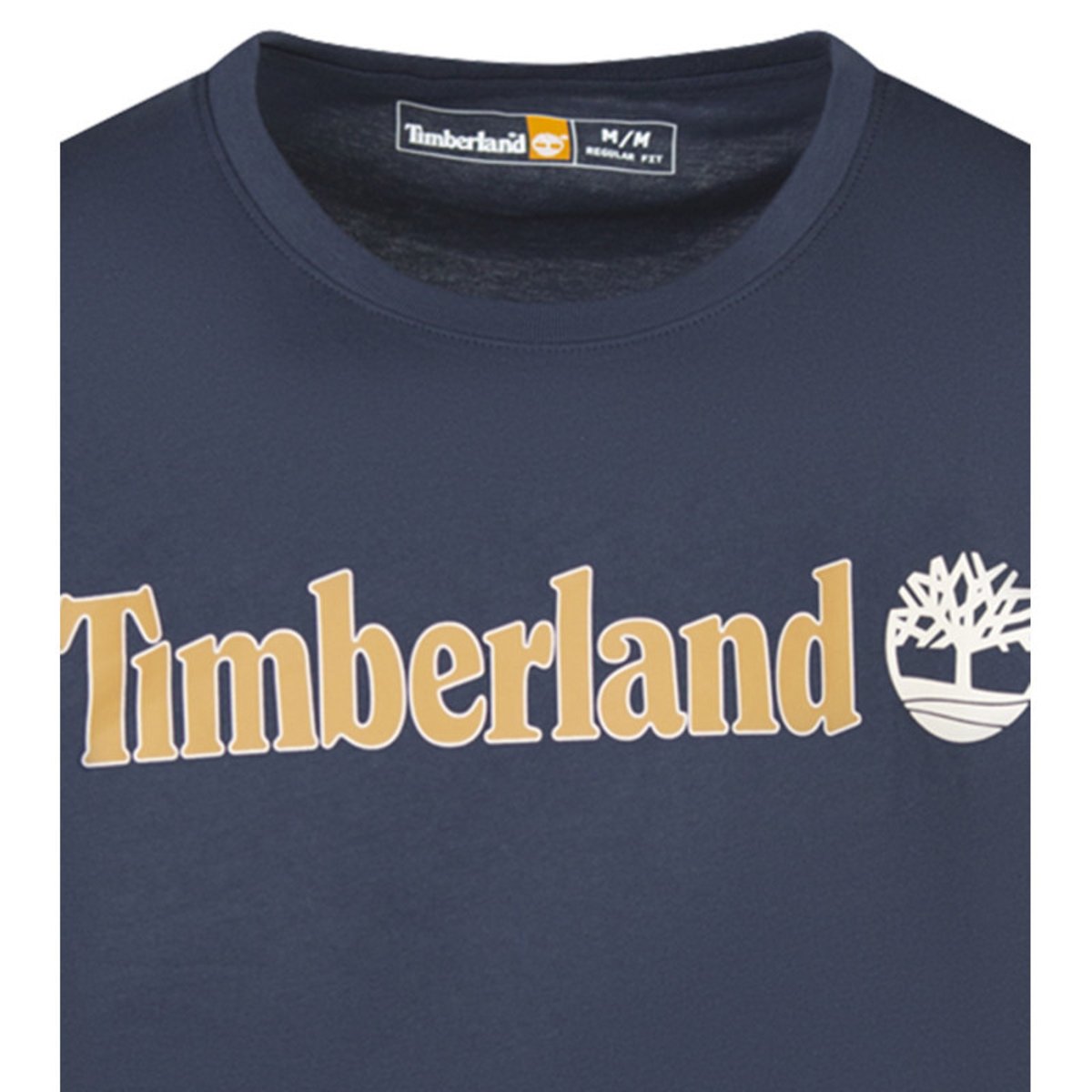 T-shirt Linear Logo Short Sleeve dark sapphire, TIMBERLAND