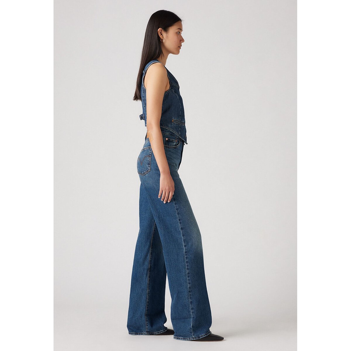 Jeans Ribcage Wide Leg polar perimeter, LEVI'S