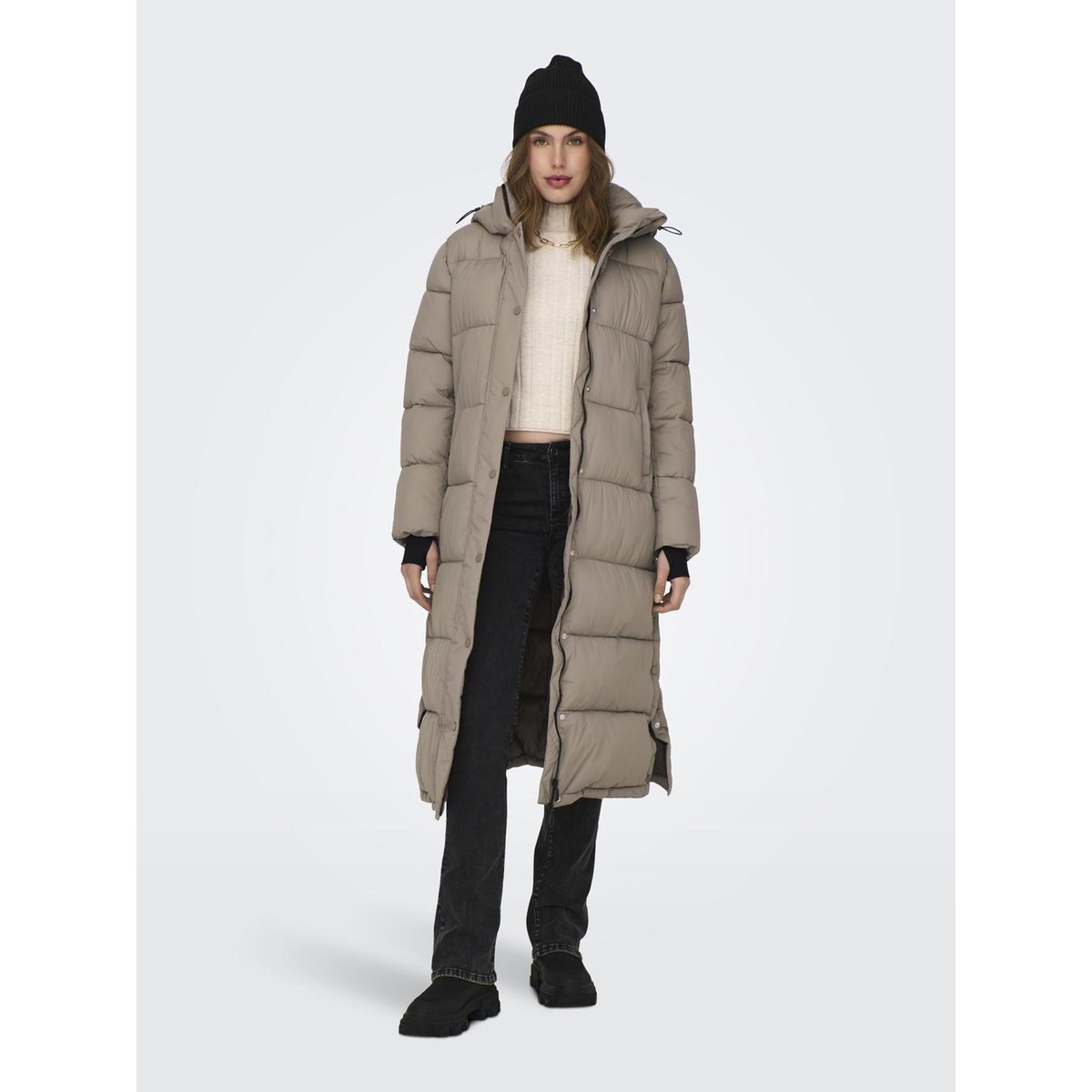 Doudoune taupe gray, ONLY