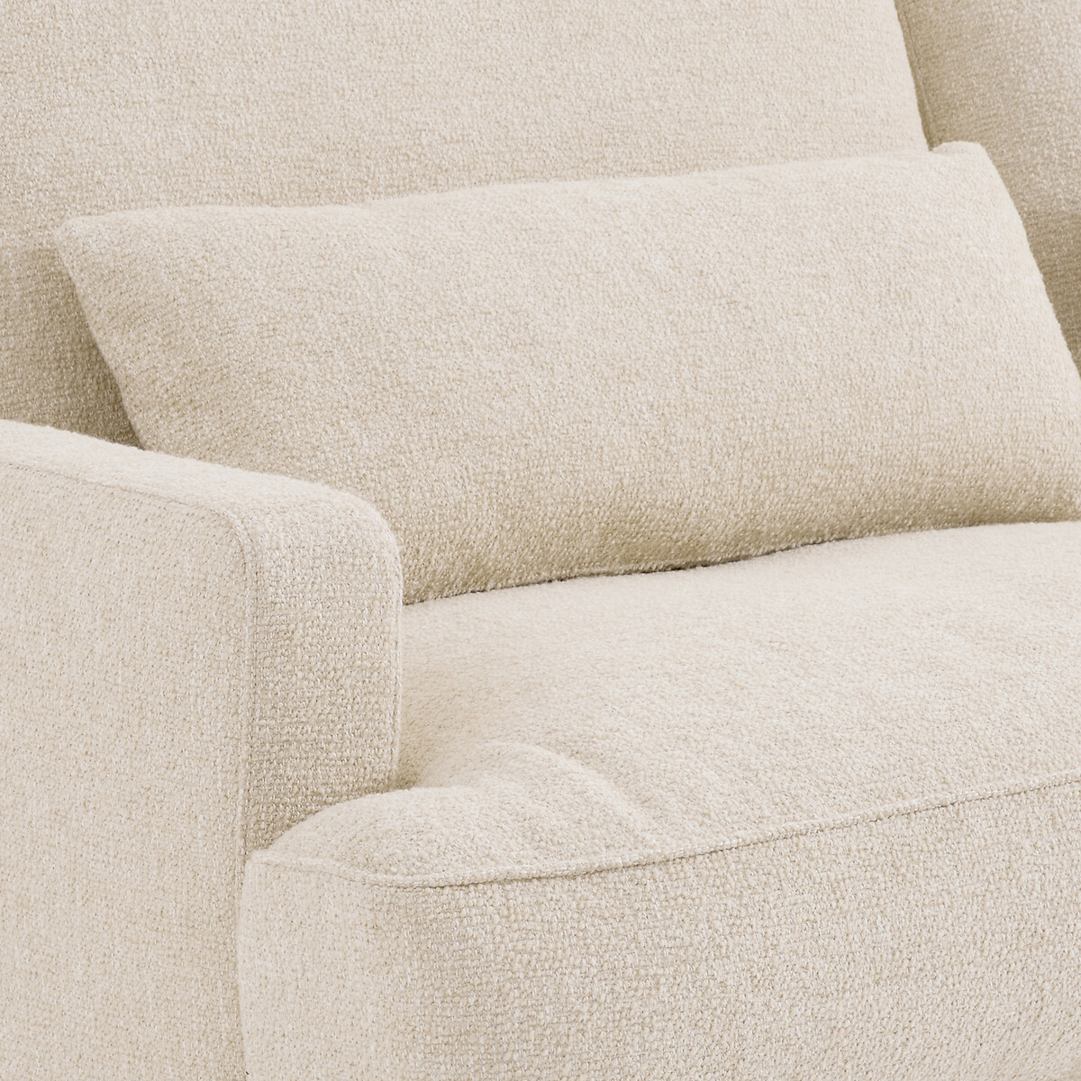 3-Sitzer-Sofa, umbaubar, Bouclé, ALWINE kreide, AM.PM