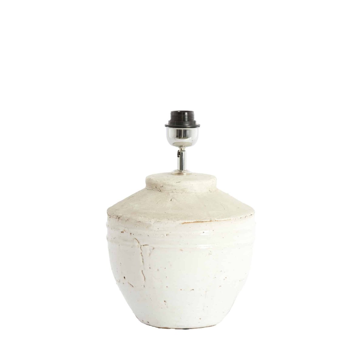 Base De La Lampe Céramique TOBA blanc, LIGHT & LIVING 