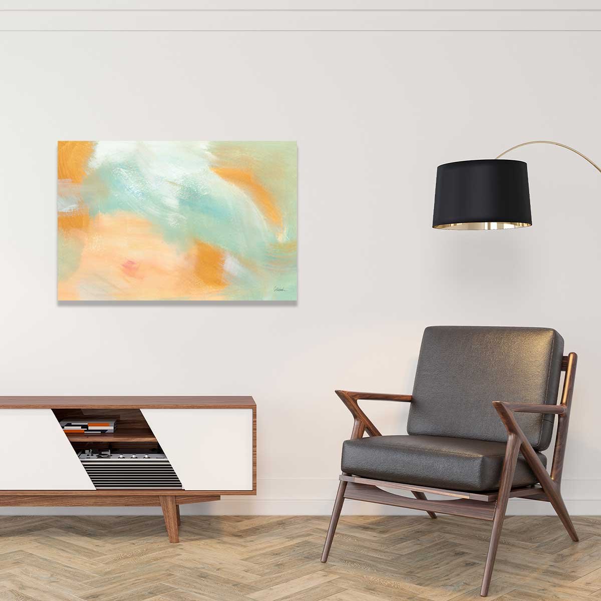 Tableau orange tableau alu dibond, HEXOA