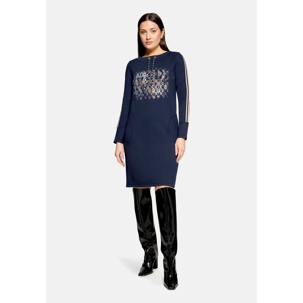 Robe en jersey à manches 3/4 dark sky, BETTY BARCLAY