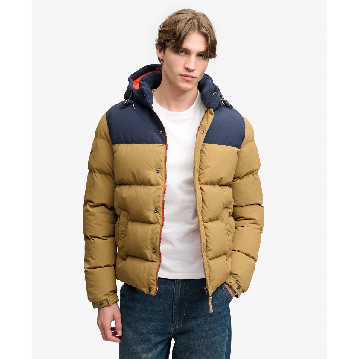 Doudoune Everest Colour Block doré dull, SUPERDRY