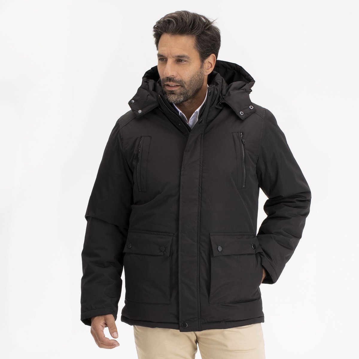 Parka manches longues PINGPARK noir, GENTLEMAN FARMER