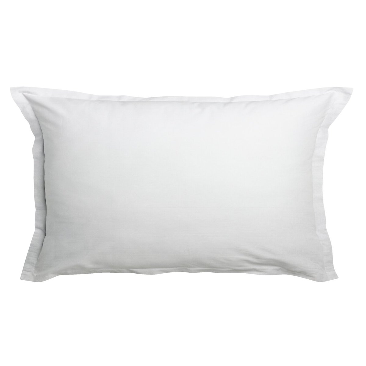 Taie d'oreiller en coton unie, ESSENTIEL ivoire, C DESIGN HOME TEXTILE