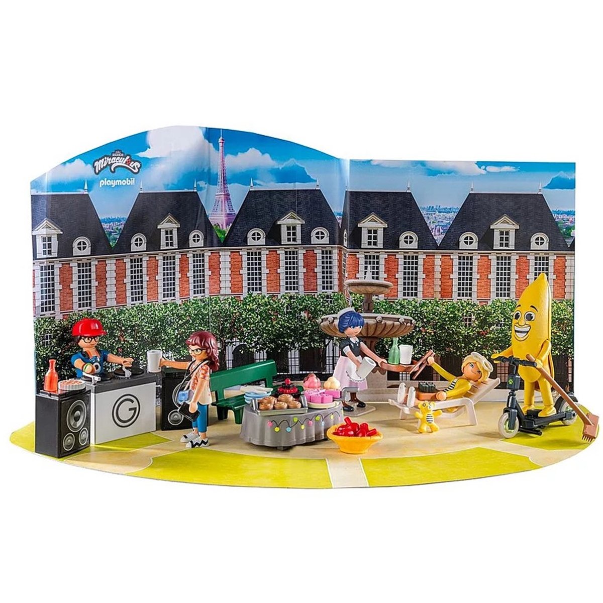 Calendrier de l'Avent Pique-nique à Paris multicolore, PLAYMOBIL