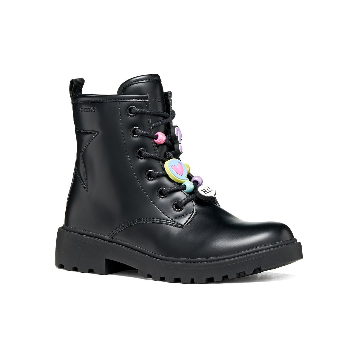 Bottines J CASEY noir/multicolore, GEOX