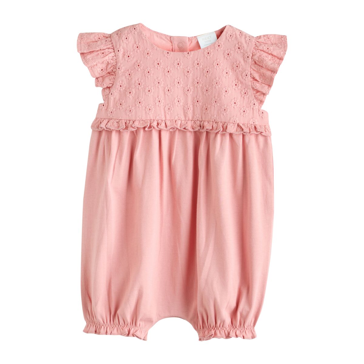 Barboteuse bébé brodée, lot de 3 rose, NEXT