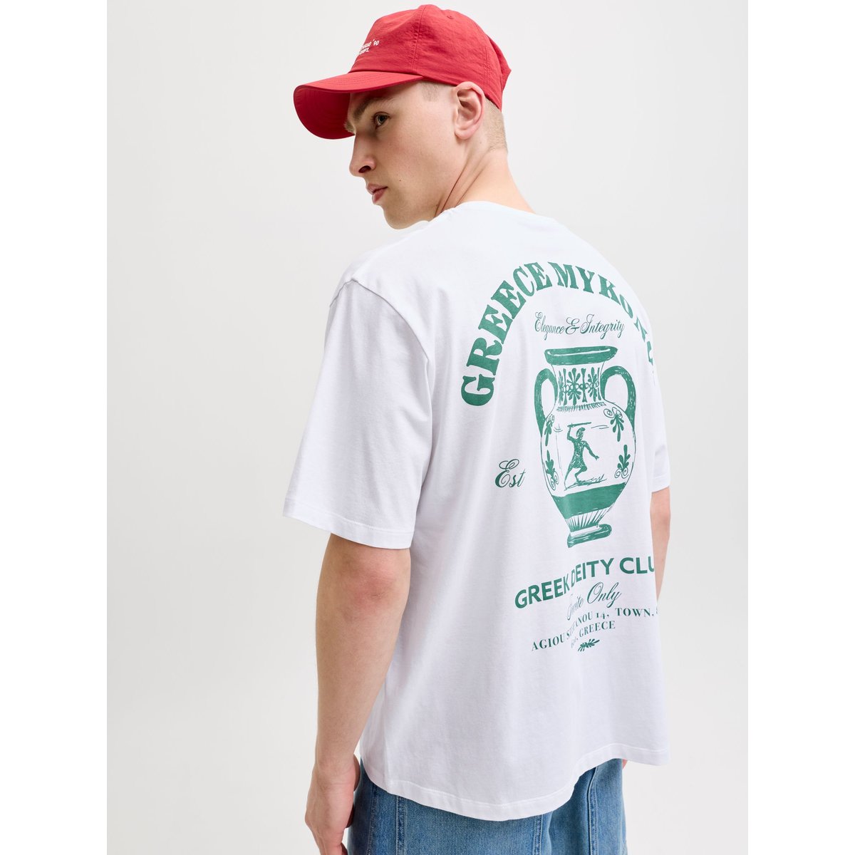 T-Shirt bright white, JACK & JONES