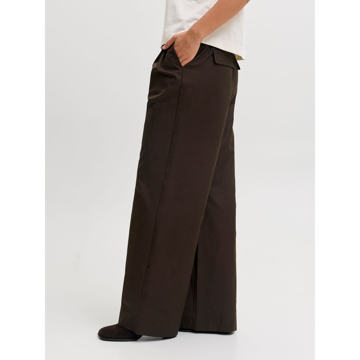 Pantalon À Jambe Large demitasse, JJXX