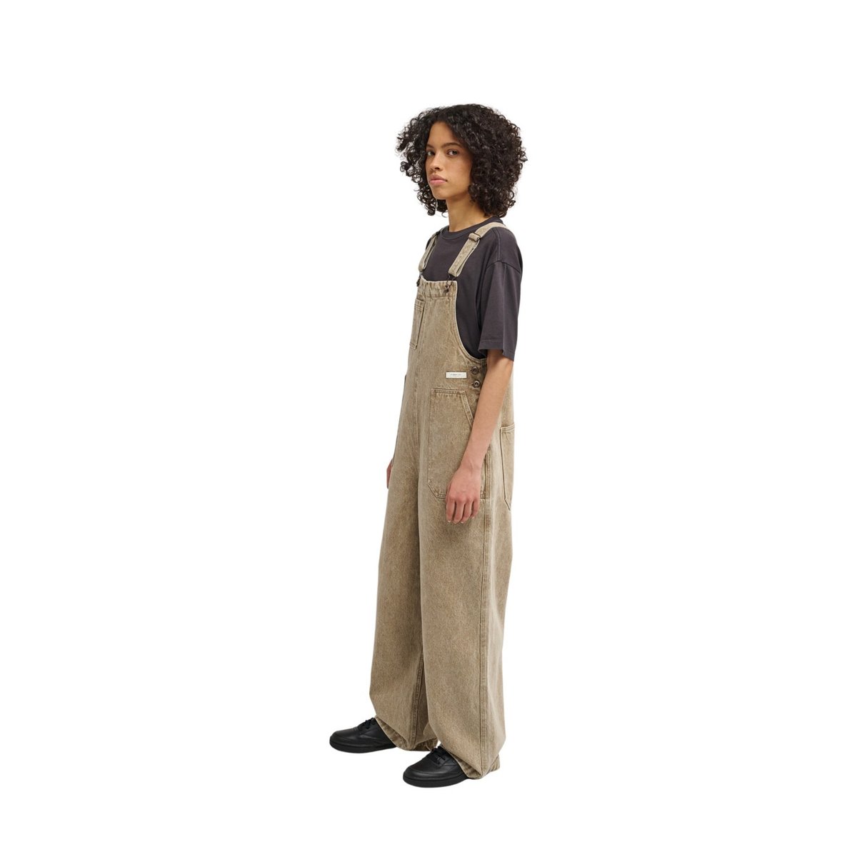 Salopette en jean 70 DUNGAREE COLOR DENIM marron sepia, ELEMENT