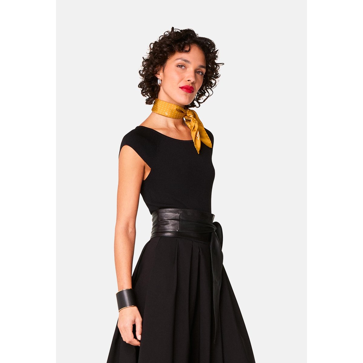 Top encolure bateau noir, RODIER