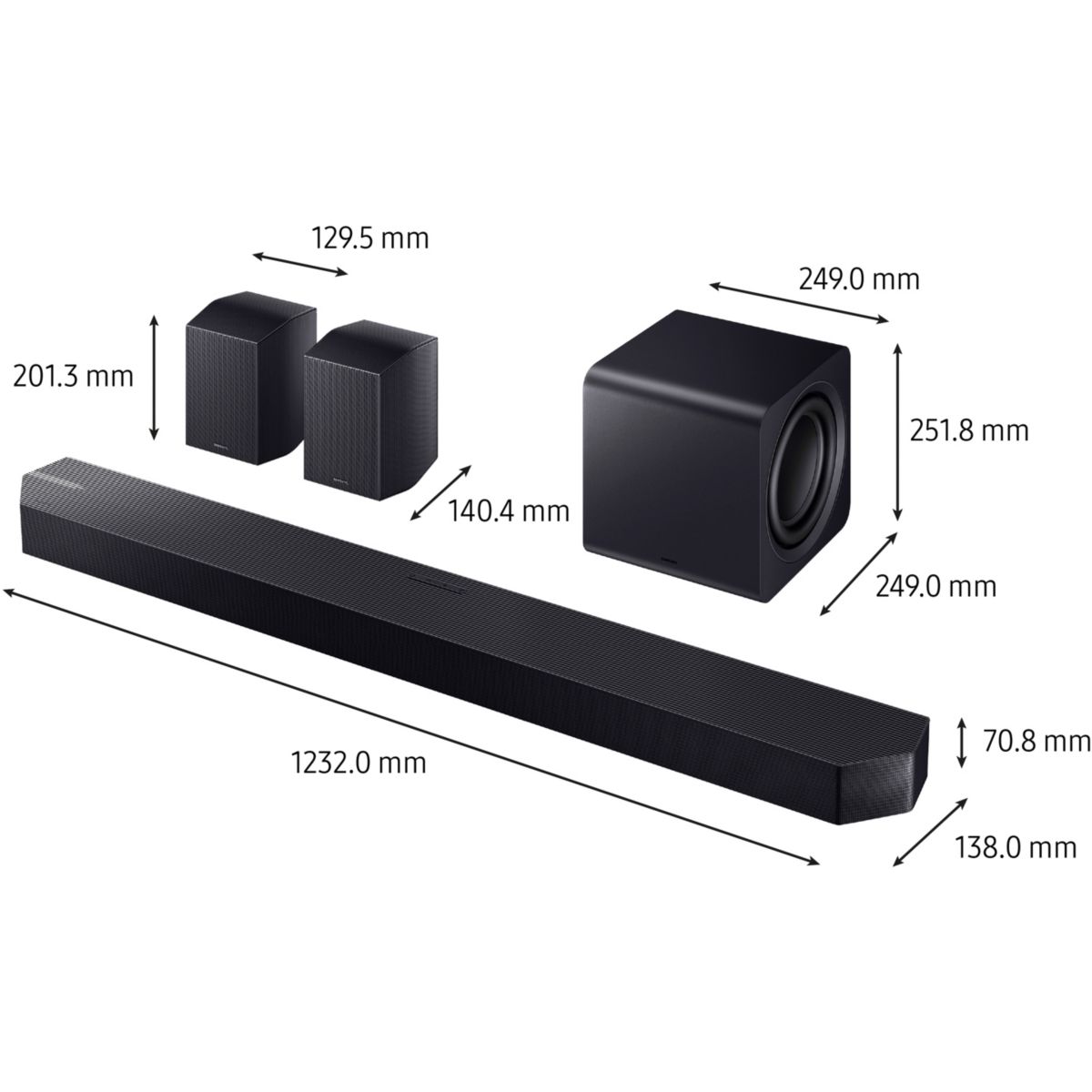 Barre de son HW-Q990H couleur unique, SAMSUNG