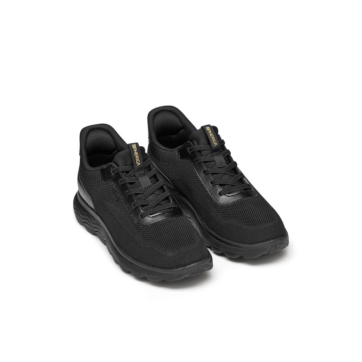 Zapatillas deportivas transpirables, SPHERICA, FAST-IN negro, GEOX