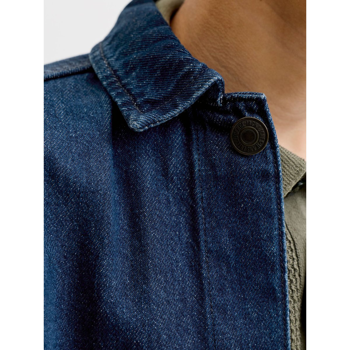 Chemise En Denim blue denim, JACK & JONES JUNIOR