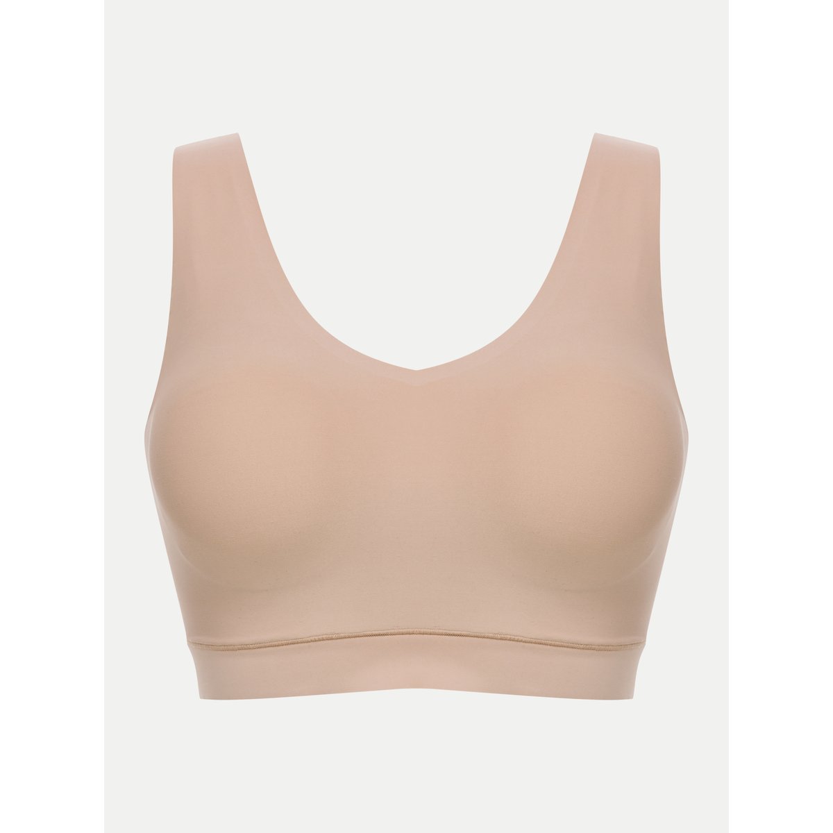 Brassière coques V Neck SOFTSTRETCH beige doré, CHANTELLE