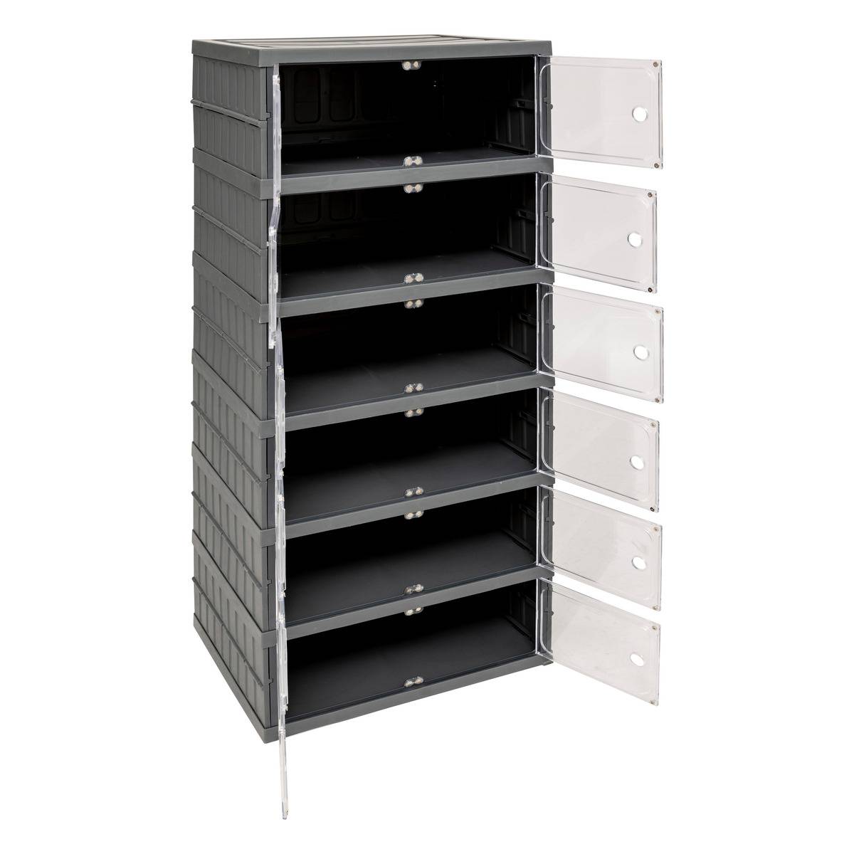 Tour de rangement pliable FOLD'N'BOX gris clair, 5FIVE SIMPLY SMART