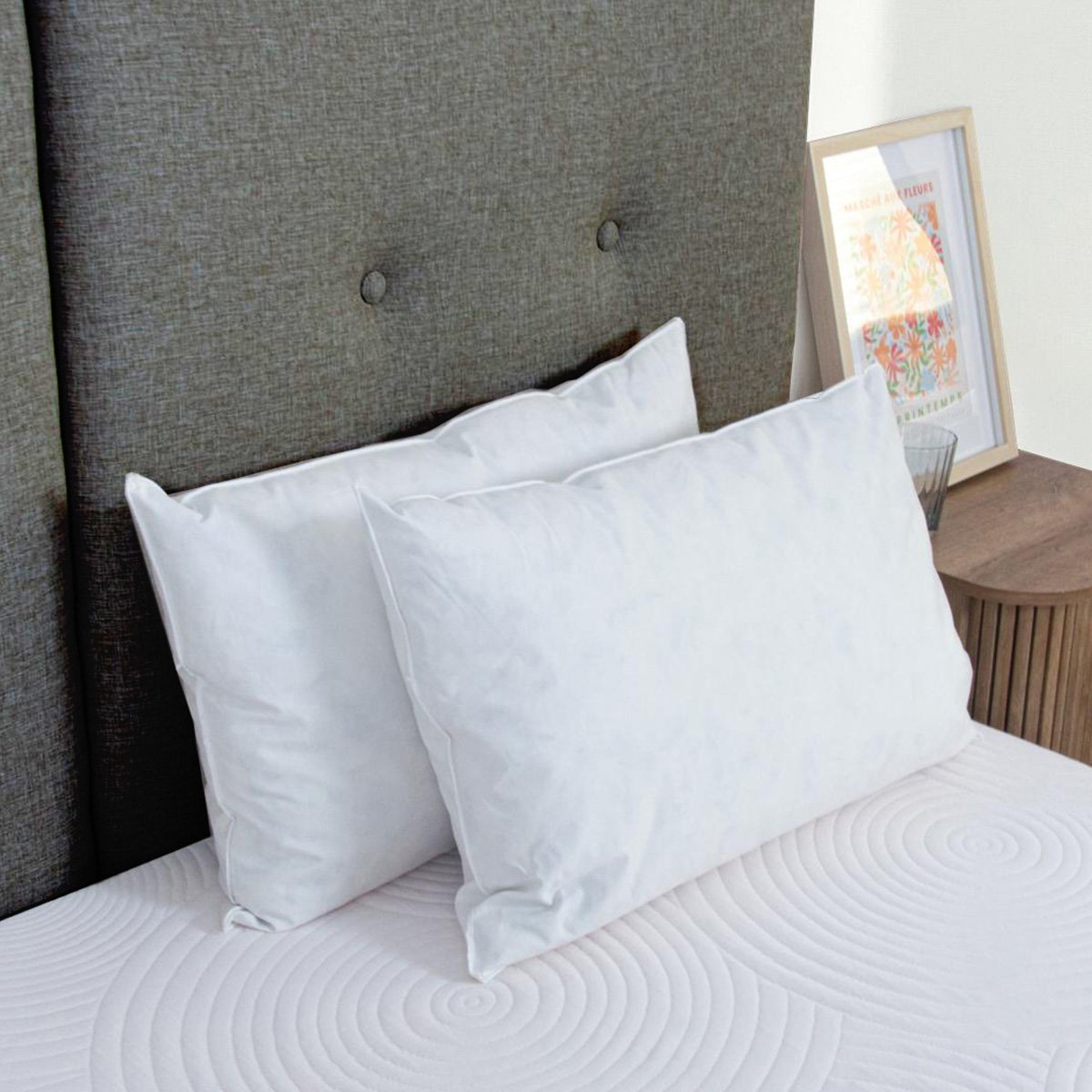 Oreiller Duvet CHAMBORD blanc, BELLECOUR