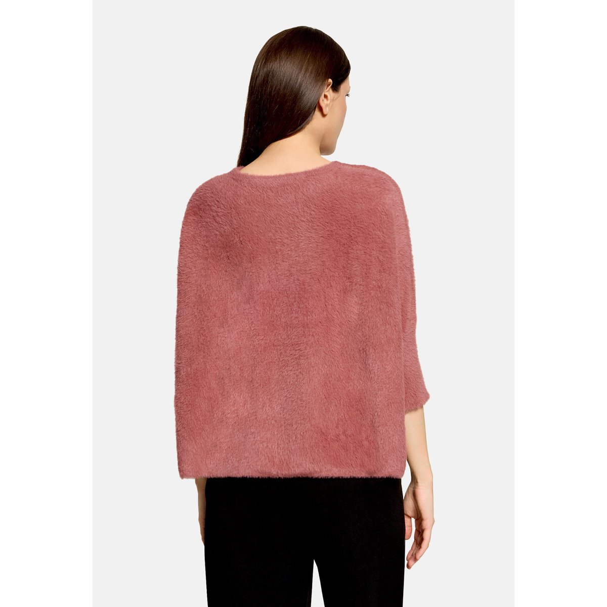 Pull-over basique à encolure bateau dusty red, BETTY BARCLAY