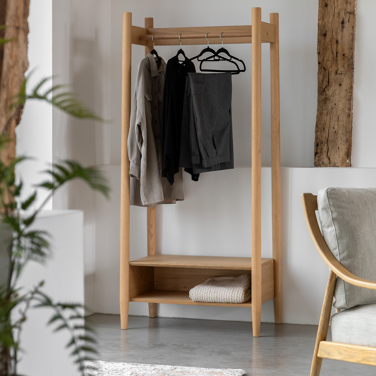 Hale Natural Oak Open Wardrobe oak, ÉDITÉ
