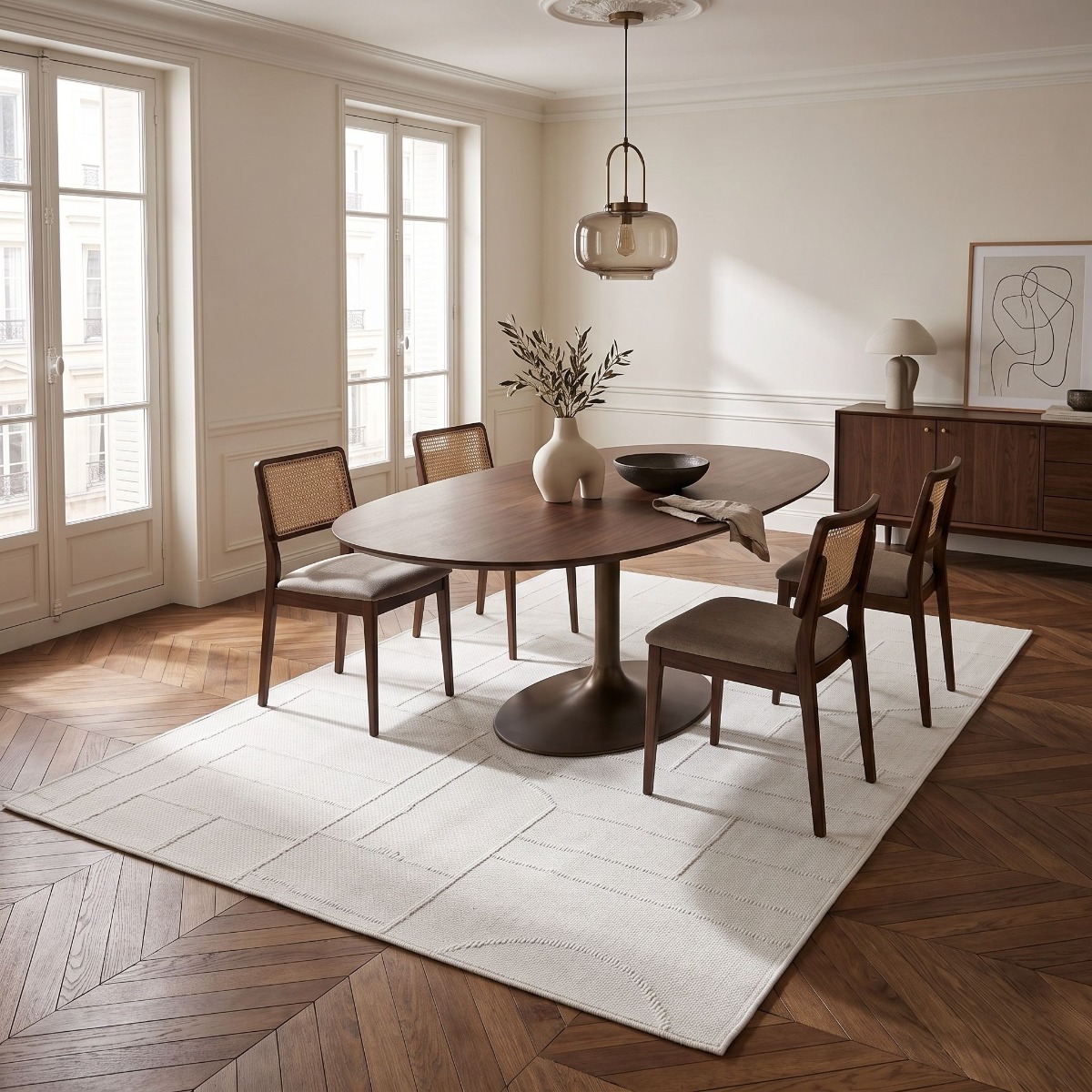Tapis aspect jute ivoire JUTA ASPECT ARIANE ivoire, ariane, THE DECO FACTORY