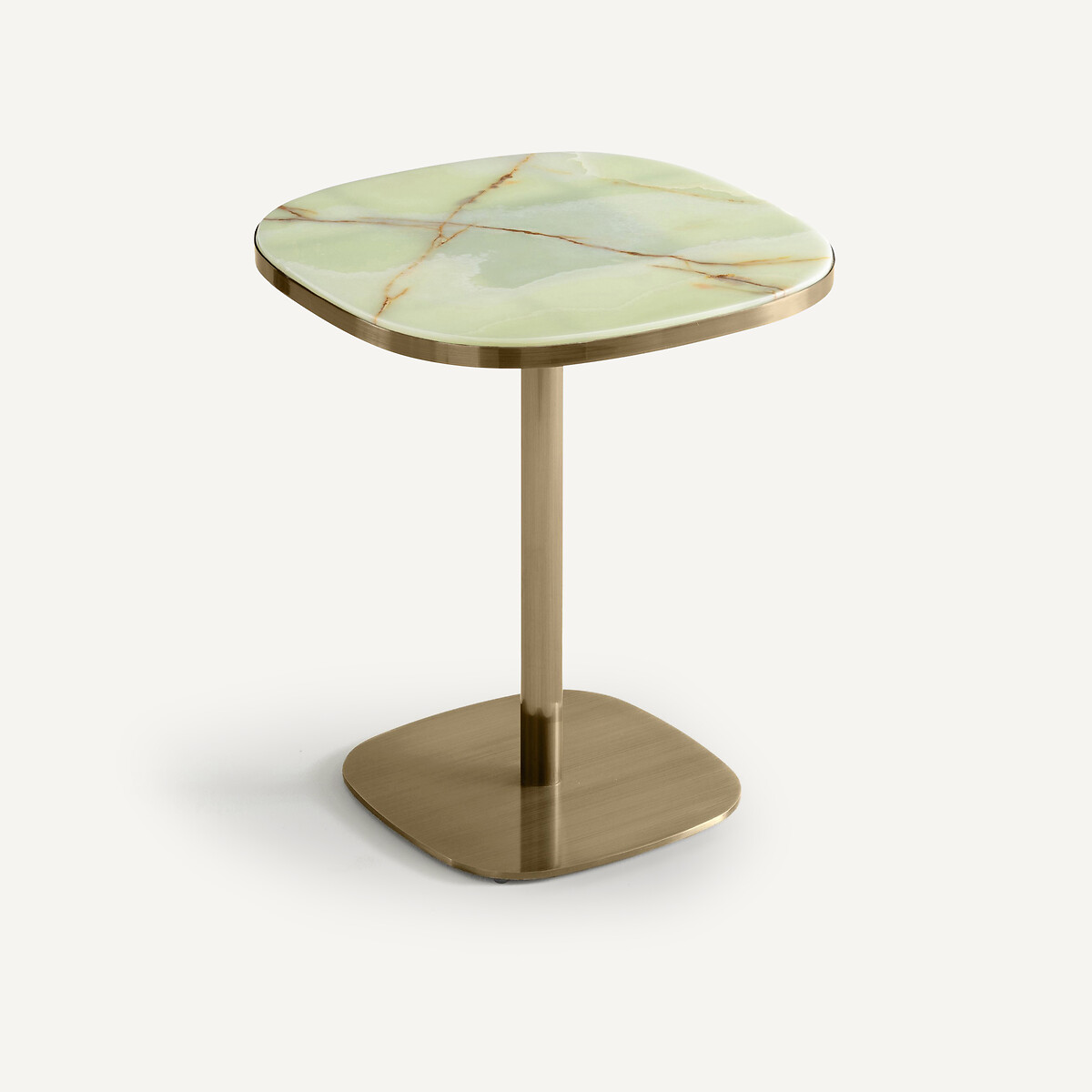 Lixfeld 60cm Diameter Jade & Metal Bistro Table (Seats 2) jade green, AM.PM