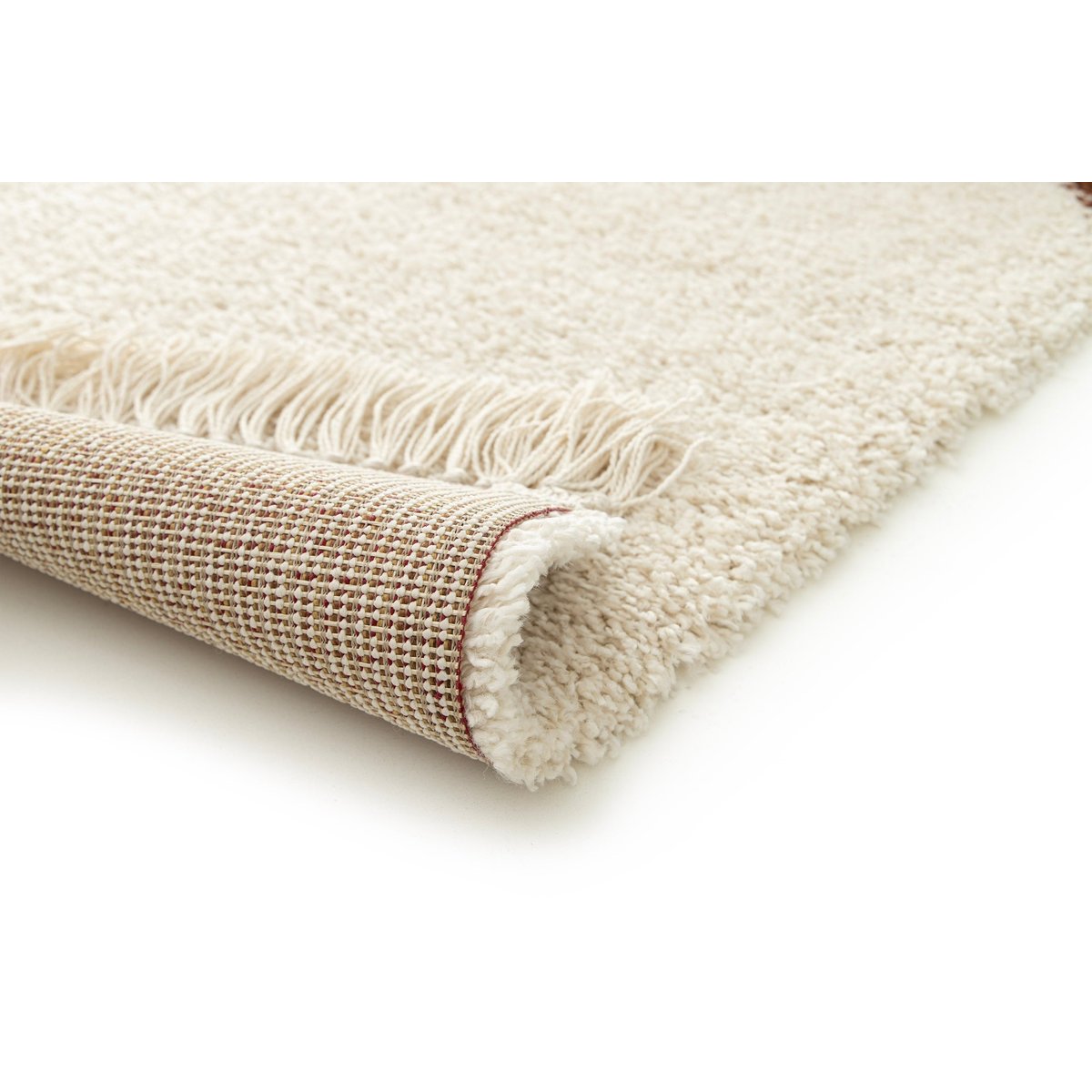 Tapis épais à franges PATAGONIA palette colorée, AFK LIVING