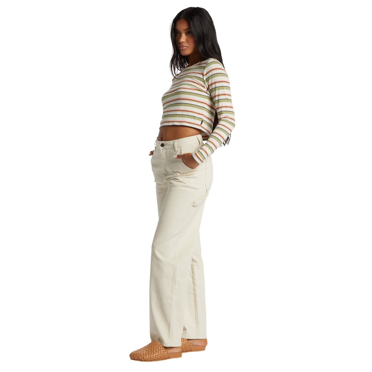 Jean workwear COLLET blanc white cap, BILLABONG