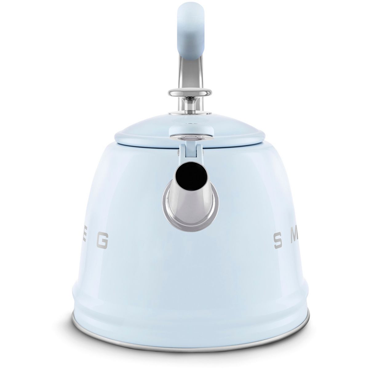 Bouilloire Sifflante 2.3L Bleu Pastel couleur unique, SMEG