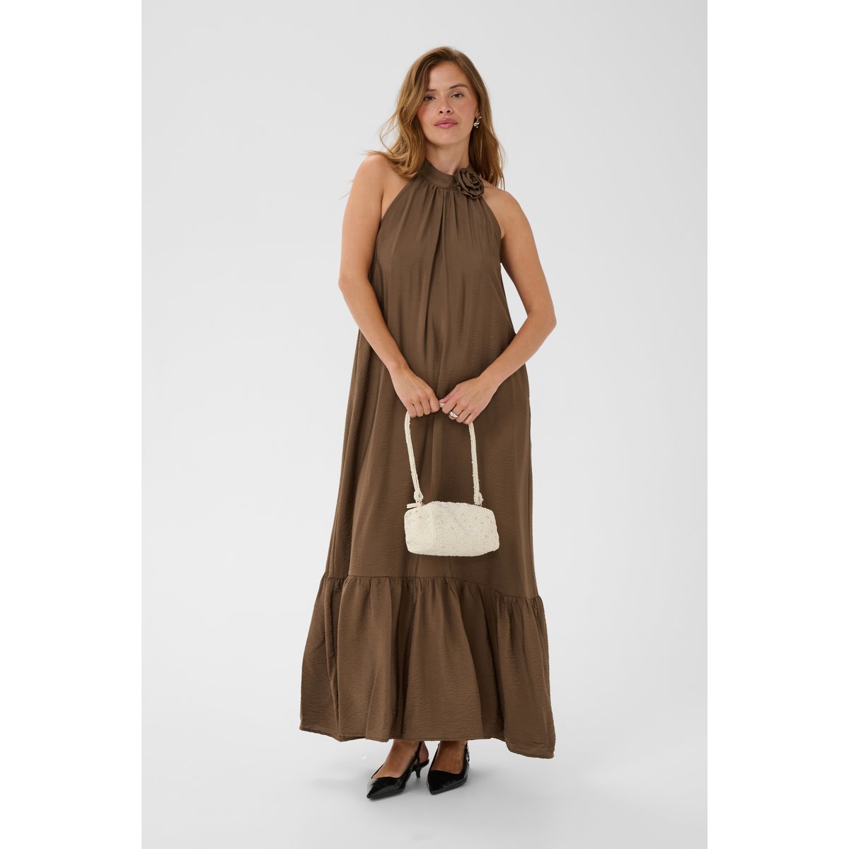 Robe marron carafe, KAFFE