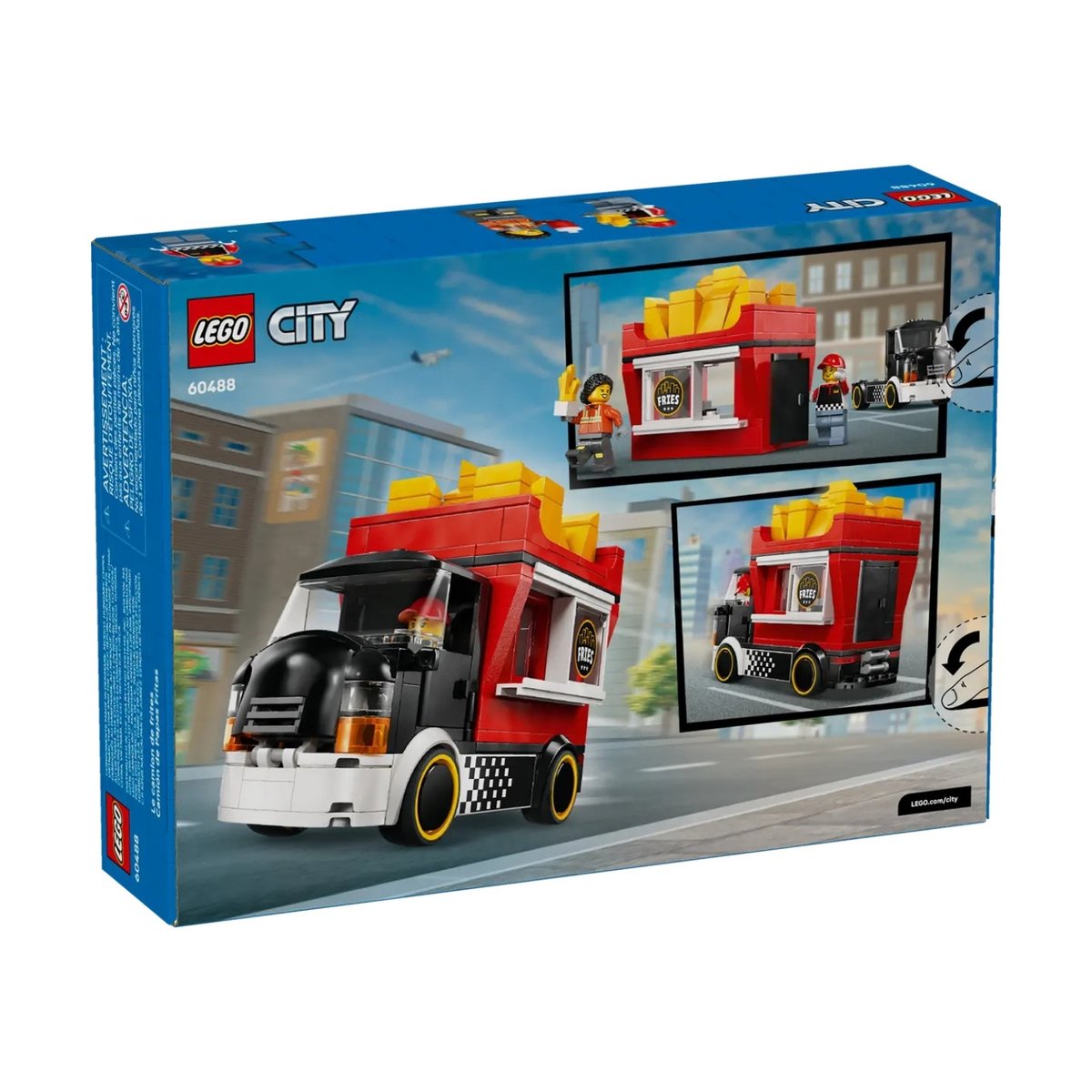 City Le food-truck de frites multicolore, LEGO