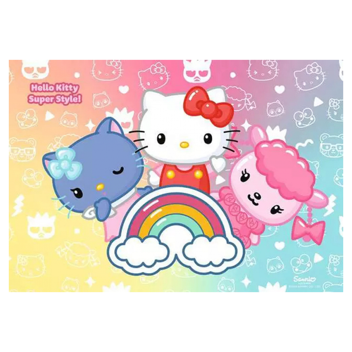 puzzle 24 pièce - Hello Kitty couleur unique, RAVENSBURGER