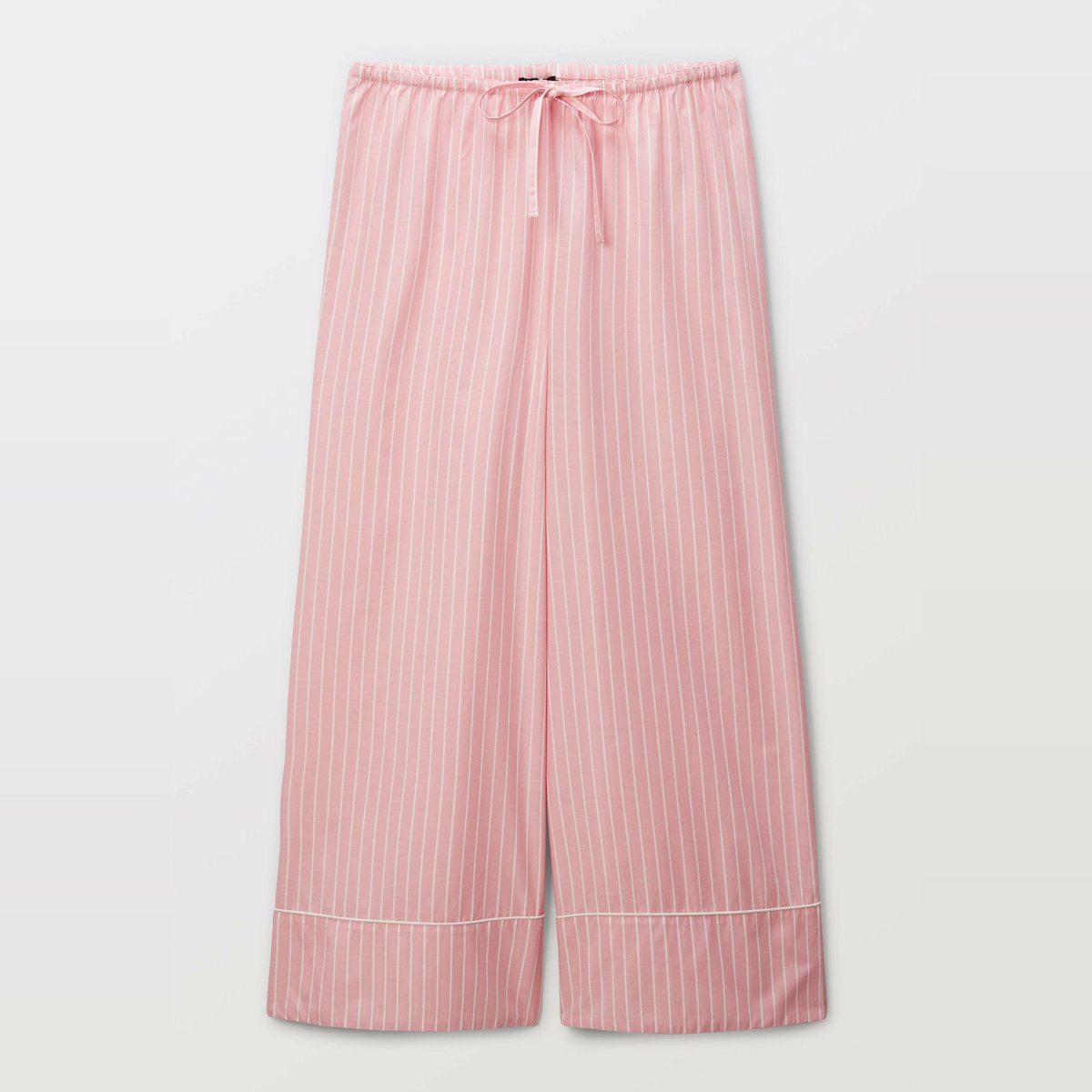 Pantalon rayé en coton bio GOTS pin up, MONOPRIX