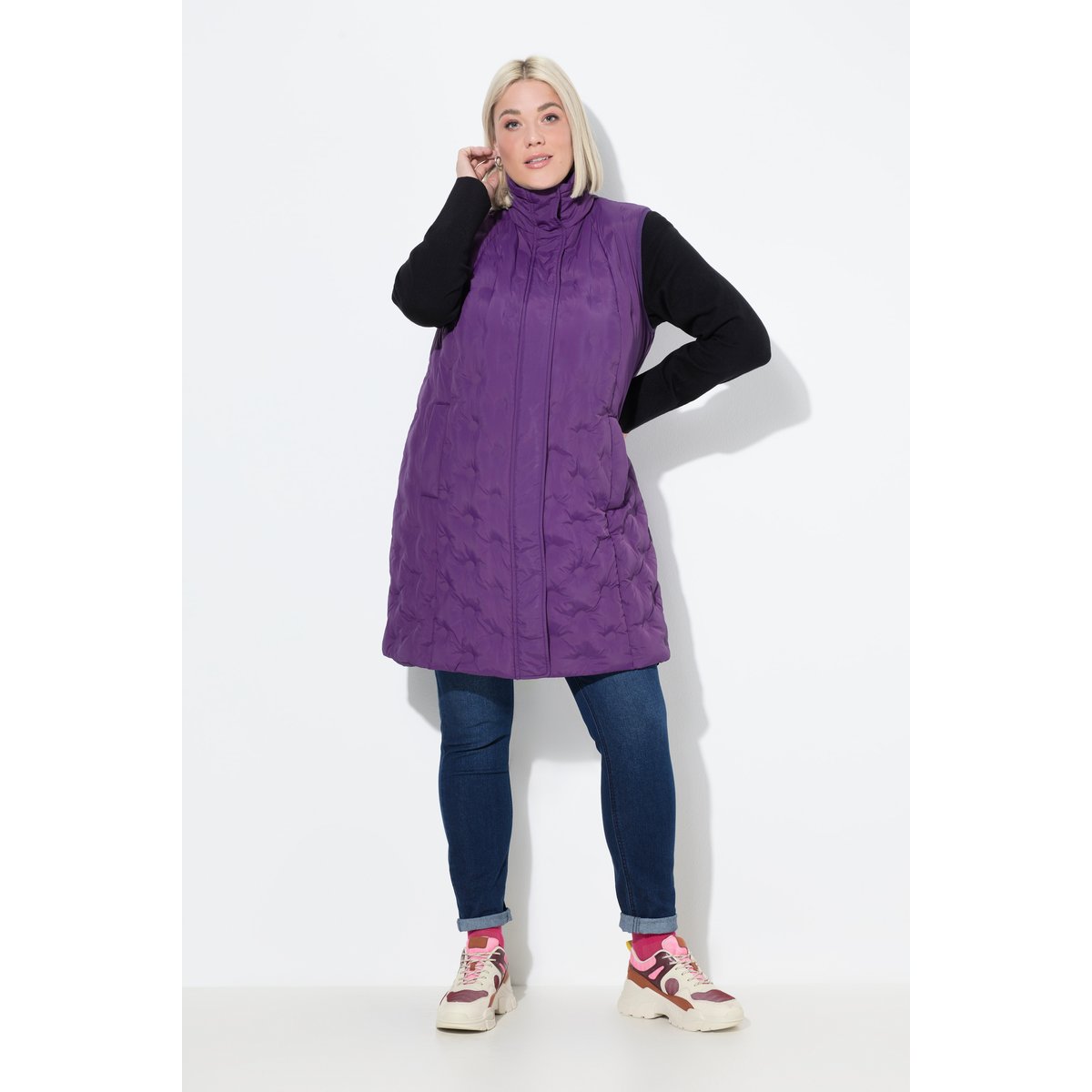Veste matelassée sans manches HYPRAR violet, ULLA POPKEN