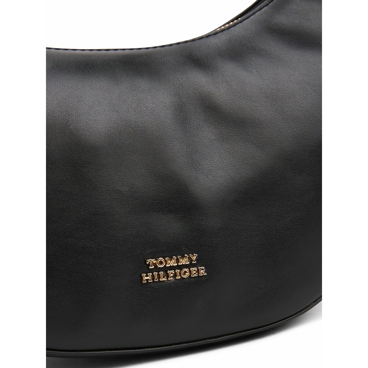 Half-Moon Shoulder Bag in Leather 90006527, TOMMY HILFIGER