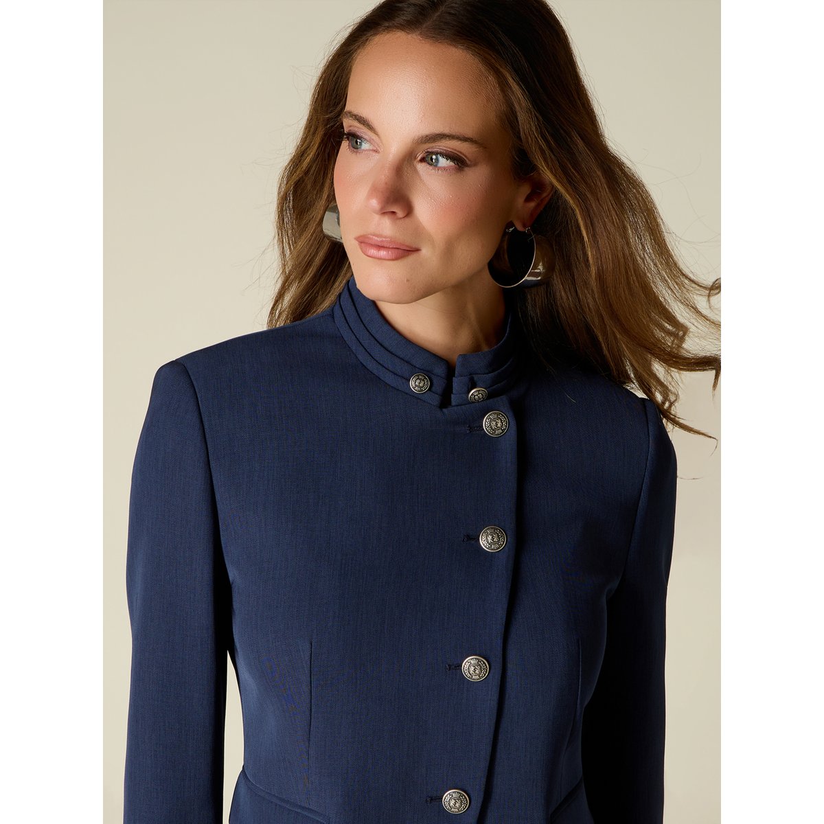 Veste avec boutons héraldiques bleu, OLTRE