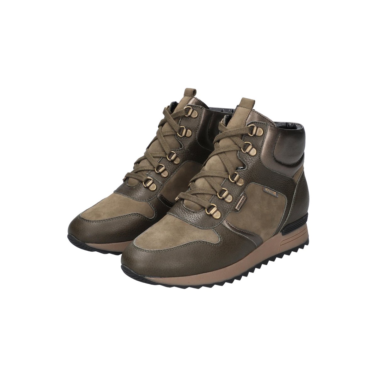 Baskets en cuir TILDA MT kaki 5141, MEPHISTO