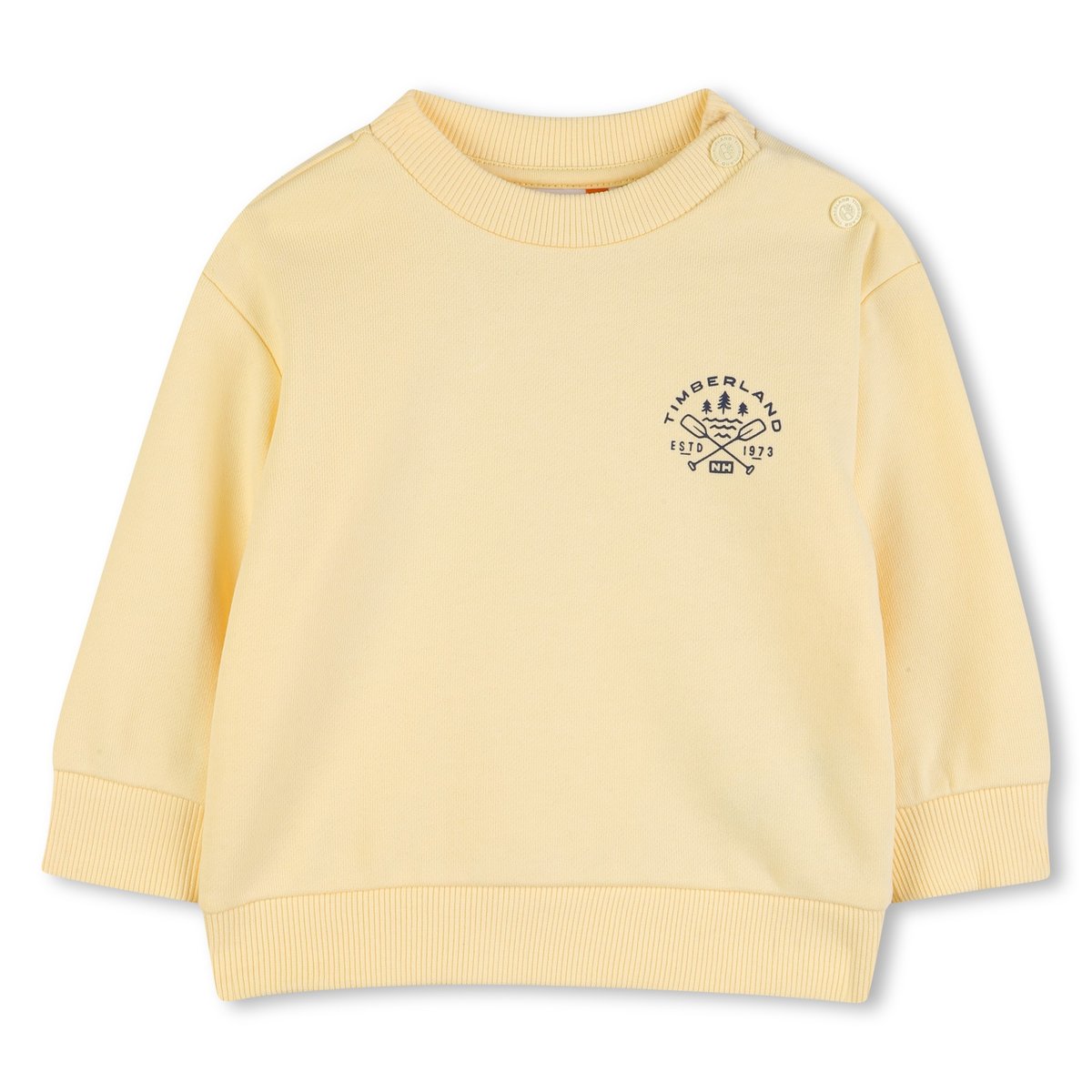 Sweat avec illustration jaune pale, TIMBERLAND