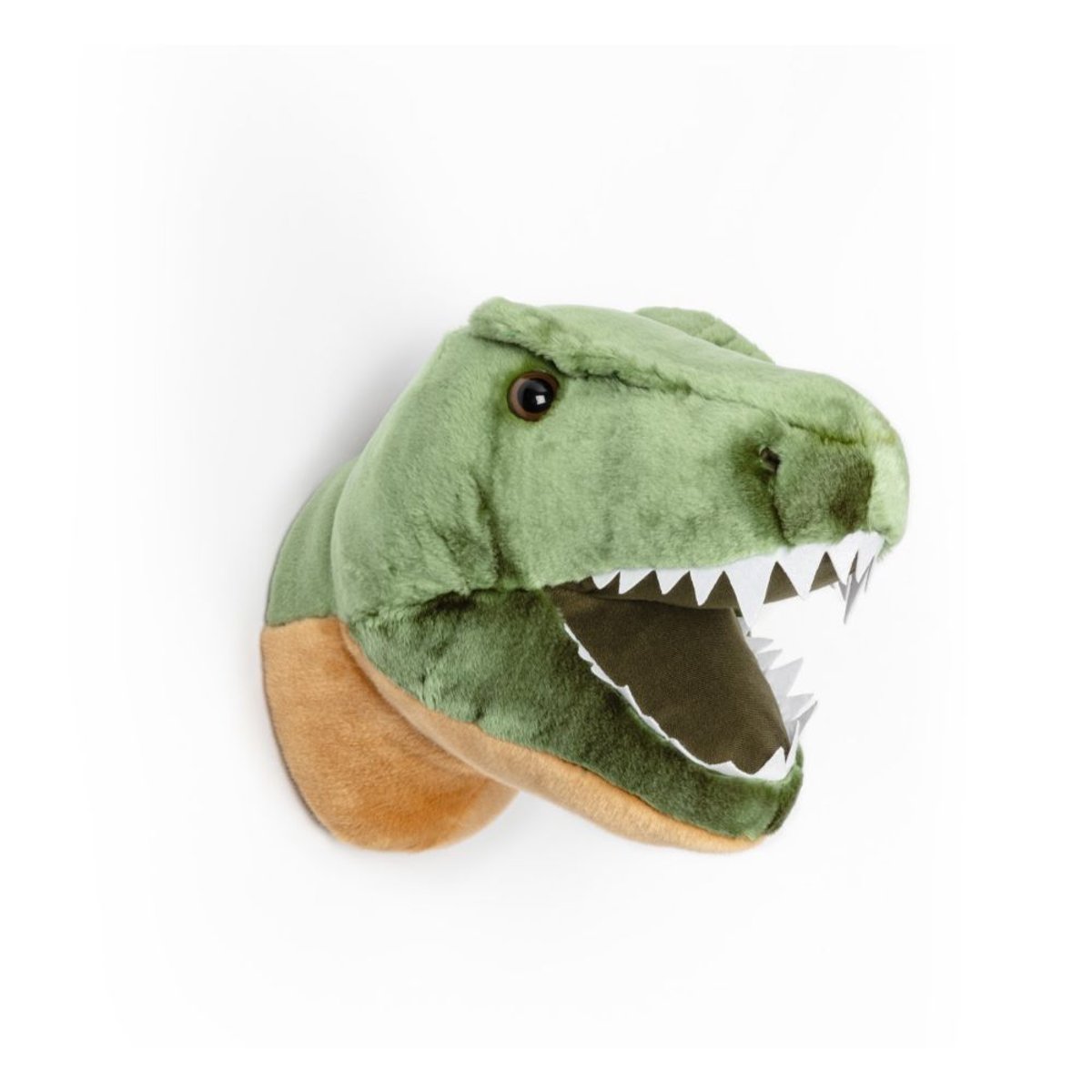 Trophée peluche Hendrik T-REX vert, WILD AND SOFT