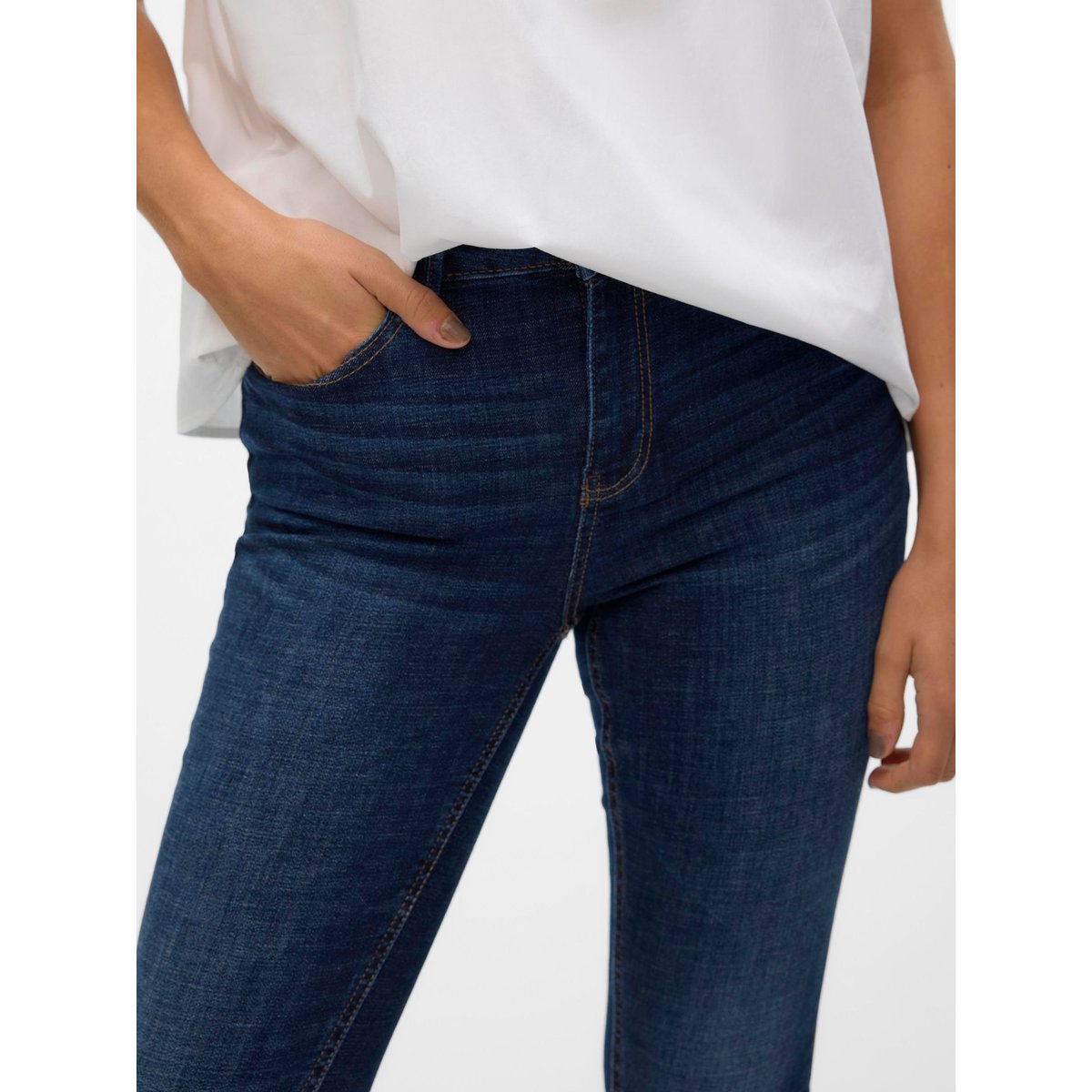 Jean Skinny dark blue denim, VERO MODA