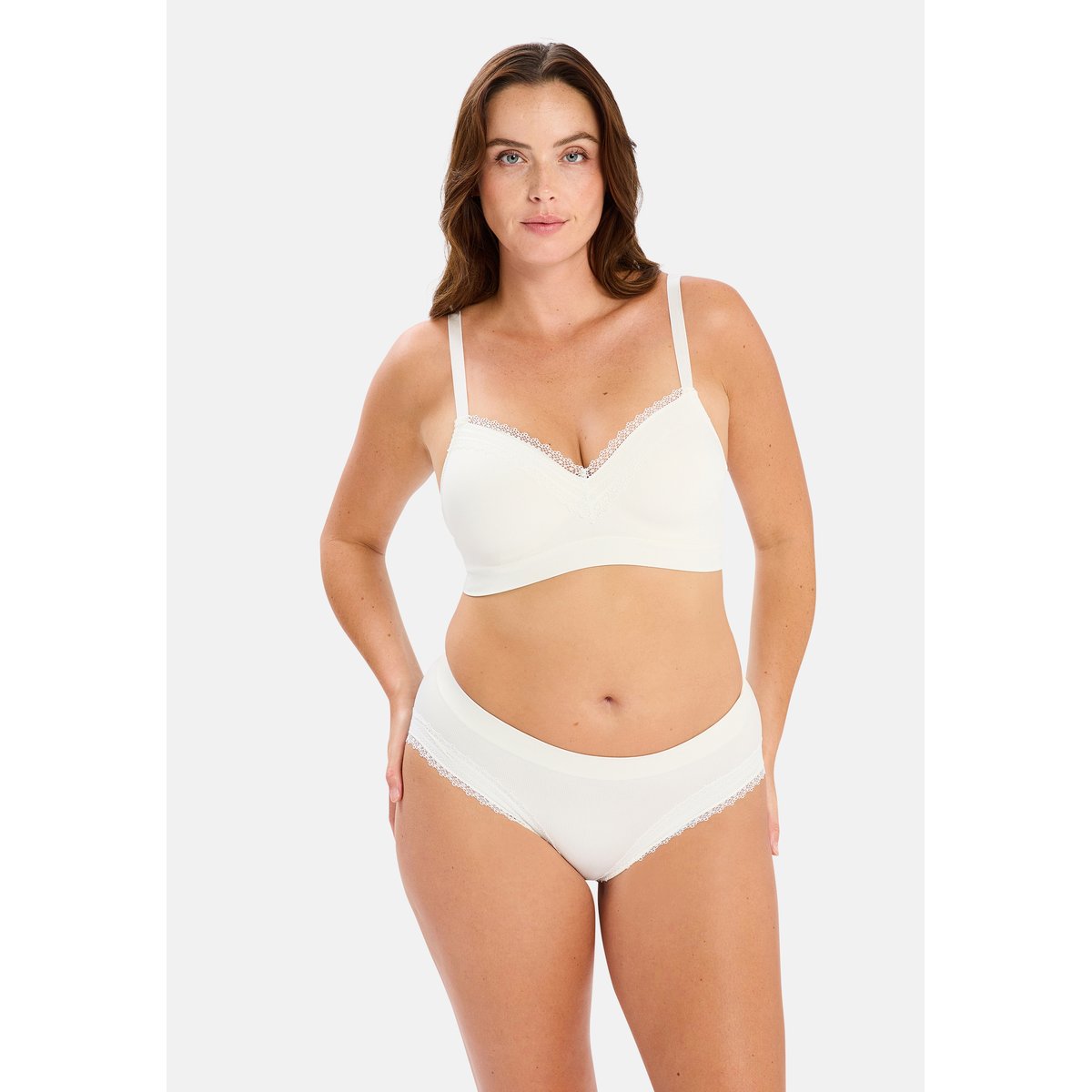 Slip AGATHE ivoire, SANS COMPLEXE