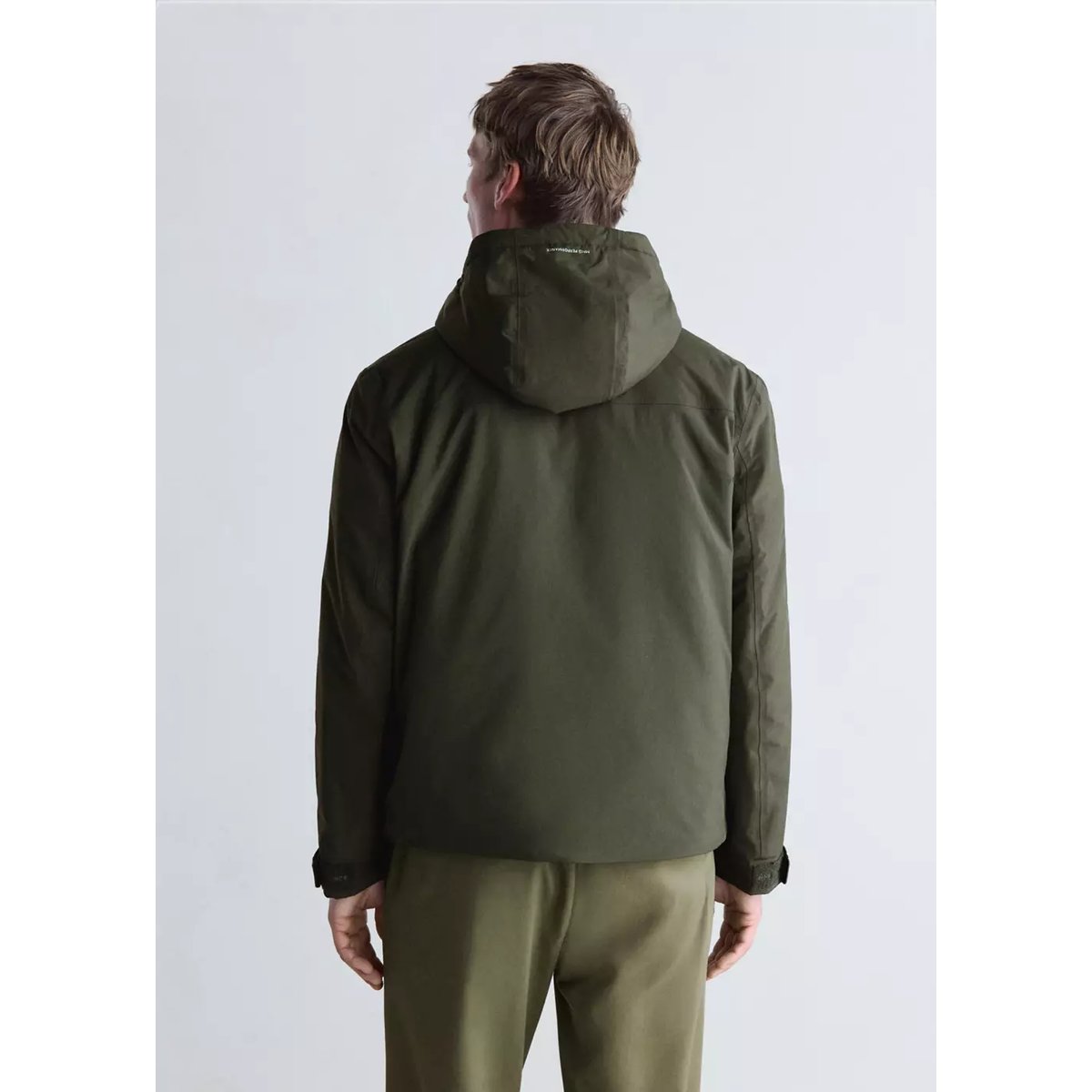 Veste compactable imperméable avec garnissage Thermore® vert foncé, MANGO MAN
